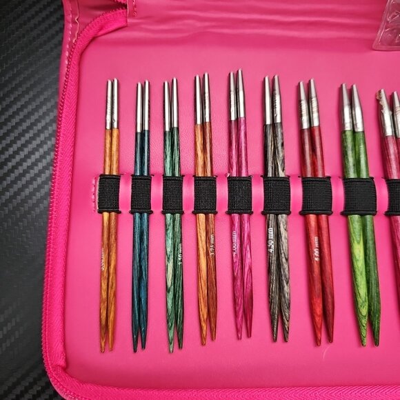 NEW Tbest Ft Collection 2 Ps Circular Knitting Set with Storage Case and Handles - Picture 2 of 9